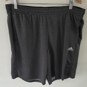 Adidas Men's Charcoal Climalite Athletic Shorts